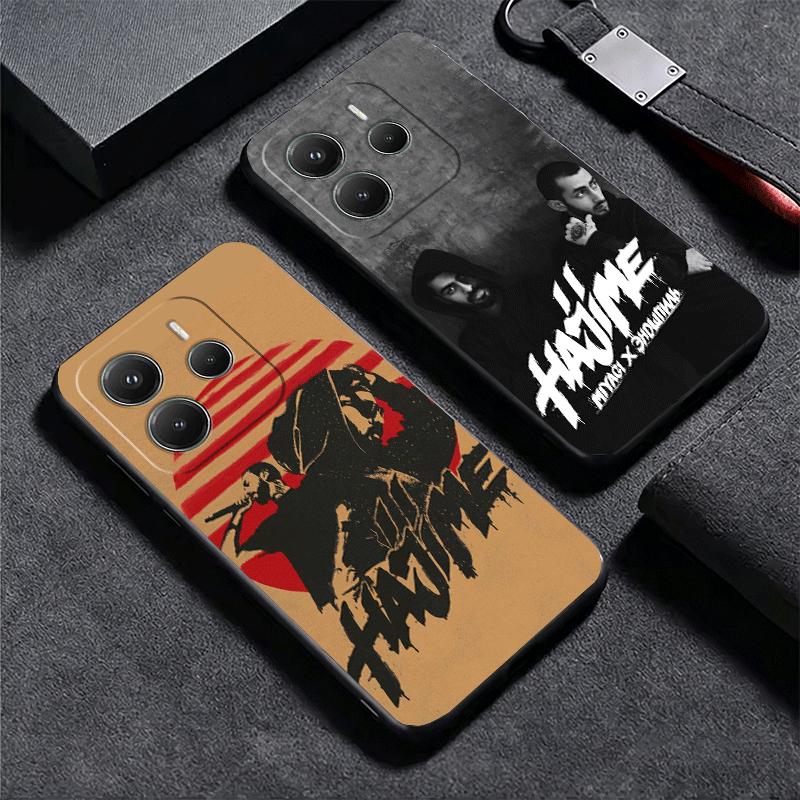 Hajime MiyaGi Andy Panda Soft Phone Case for Xiaomi Redmi Note 12 13 14 15 Pro Plus 11 12S 11S 11T 10 4G Black Cover Back Shell