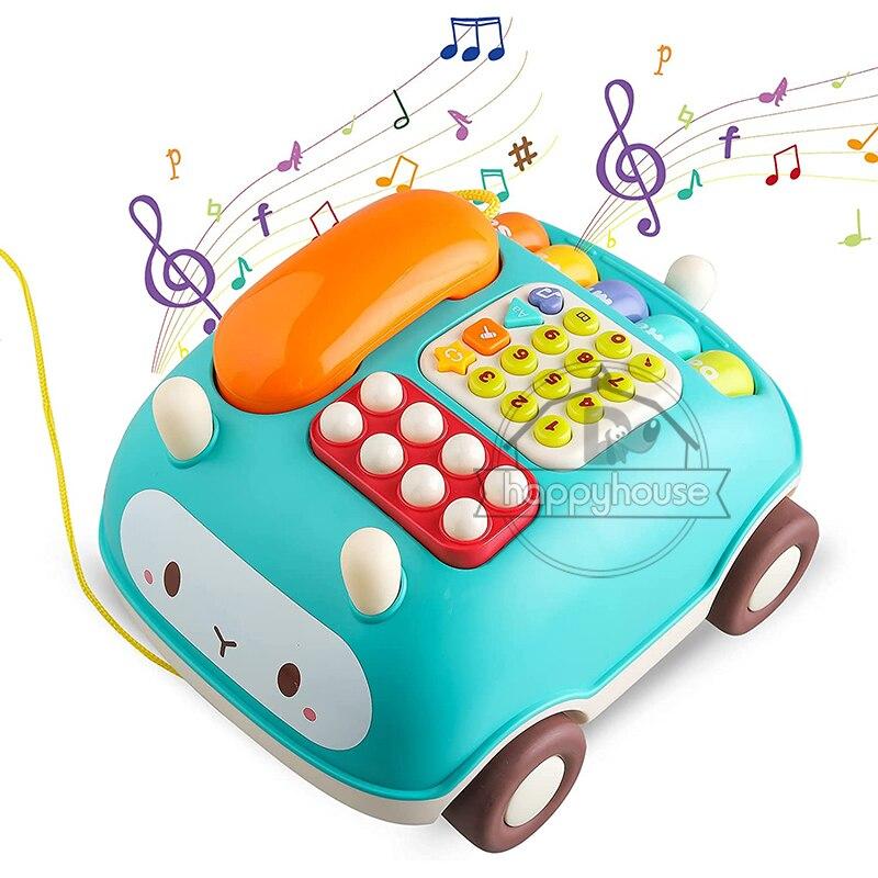 Cheap Baby Musical Toys Phone Toy Lights Sounds Music Toys for Baby