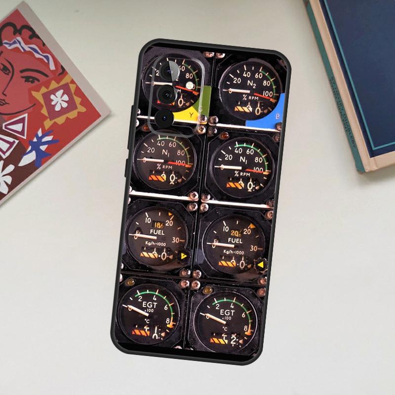Flight Instruments Case For Samsung Galaxy A06 A16 A26 A36 A56 A55 A35 A15 A53 A32 A52 A33 A13 A14 A34 A54 A17