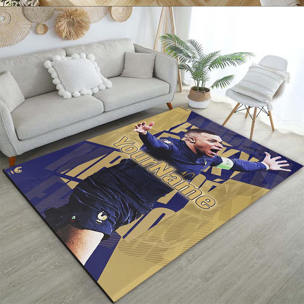 Mbappe 31 Customized Name Floor Mat Suitable for Kitchen Entryway Study room Foyer Antislip Carpet Office home decor
