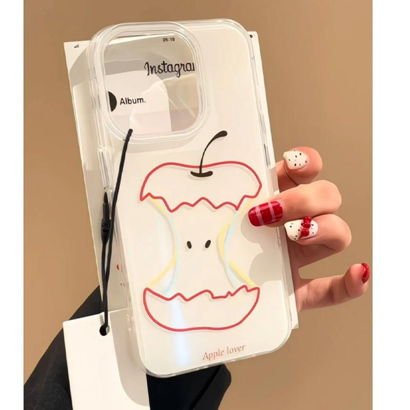 Suitable for Apple 16promax Mobile Phone Case IPhone 15 Full Inclusive 14/13 Creative Lines Apple 12 Women's Model