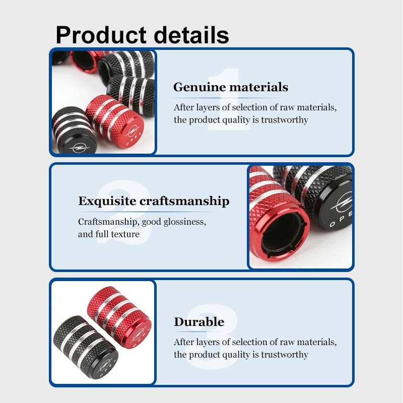 4/8pcs Car Wheel Tire Valve Protection Cap Dustproof Accessories For Opel Corsa Mokka Astra Cascada Adam Insignia Meriva Vectra