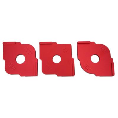 3 szt. Szablon do zaokrąglania narożników QuickJig do obróbki drewna, półokrągły szablon pozycjonujący, narzędzie do przycinania