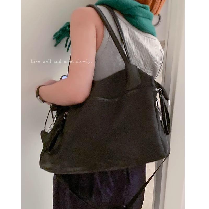 Simple and Versatile Casual Tote Bag, Large-capacity Single-shoulder Crossbody Bag