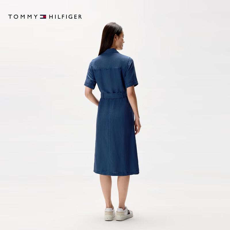 Tommy Hilfiger Women's Linen Blend Shirtdress