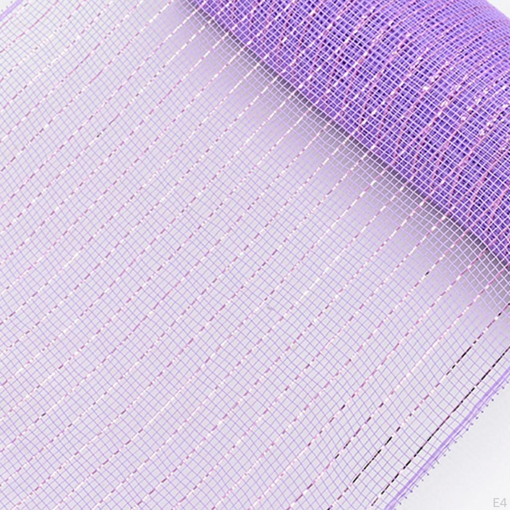 Mesh Ribbon Decor DIY Handmade Foil Easter Day Decoration for Bows Decorating Garland Craft