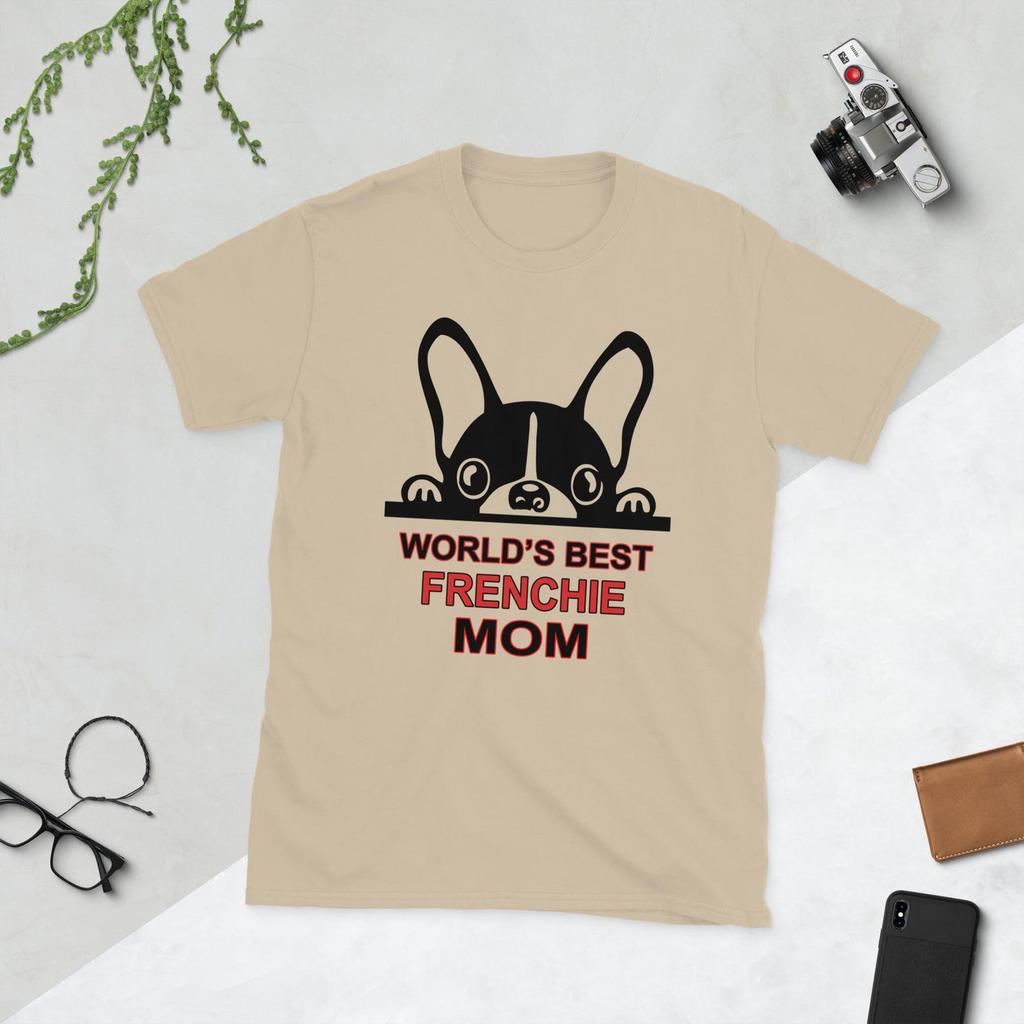 Frenchie Mom T-shirt Mens Kids Womens: Funny French Bulldog Lover Gift