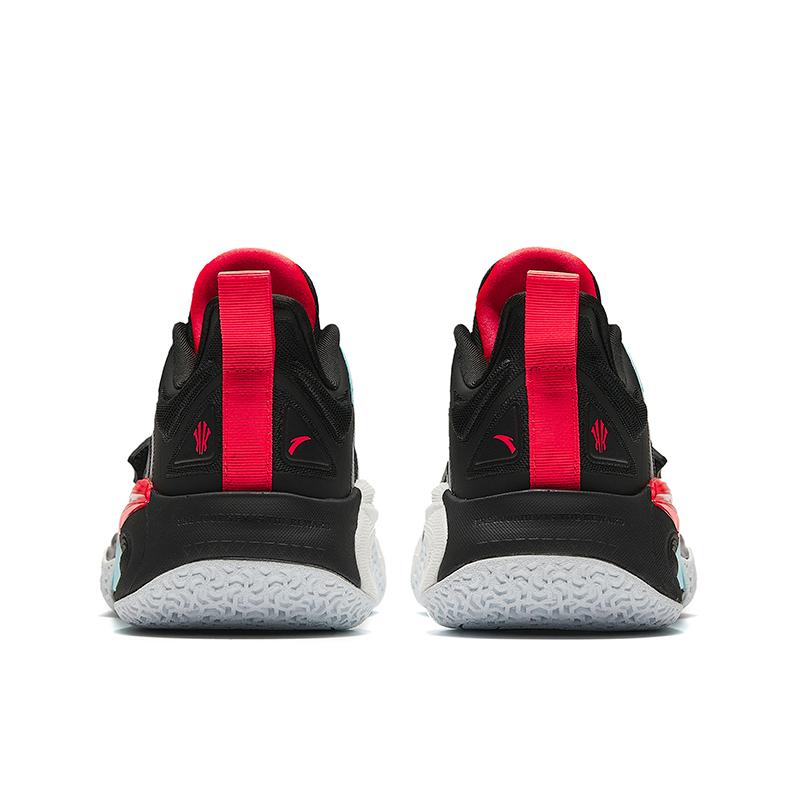 Anta Kai 1 Kyrie 1 Offensive Kaleidoscope Cushioning Anti-Slip Low-Top Basketball Shoes Men Sneaker Black Silver 112431102S-4