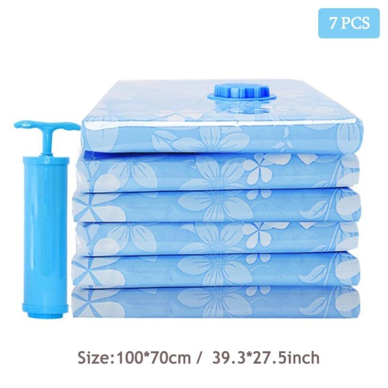 Thickened Vacuum Storage Bag For Cloth Compressed Bags with Hand Pump Reusable Blanket Clothes Quilt Organizer Travel