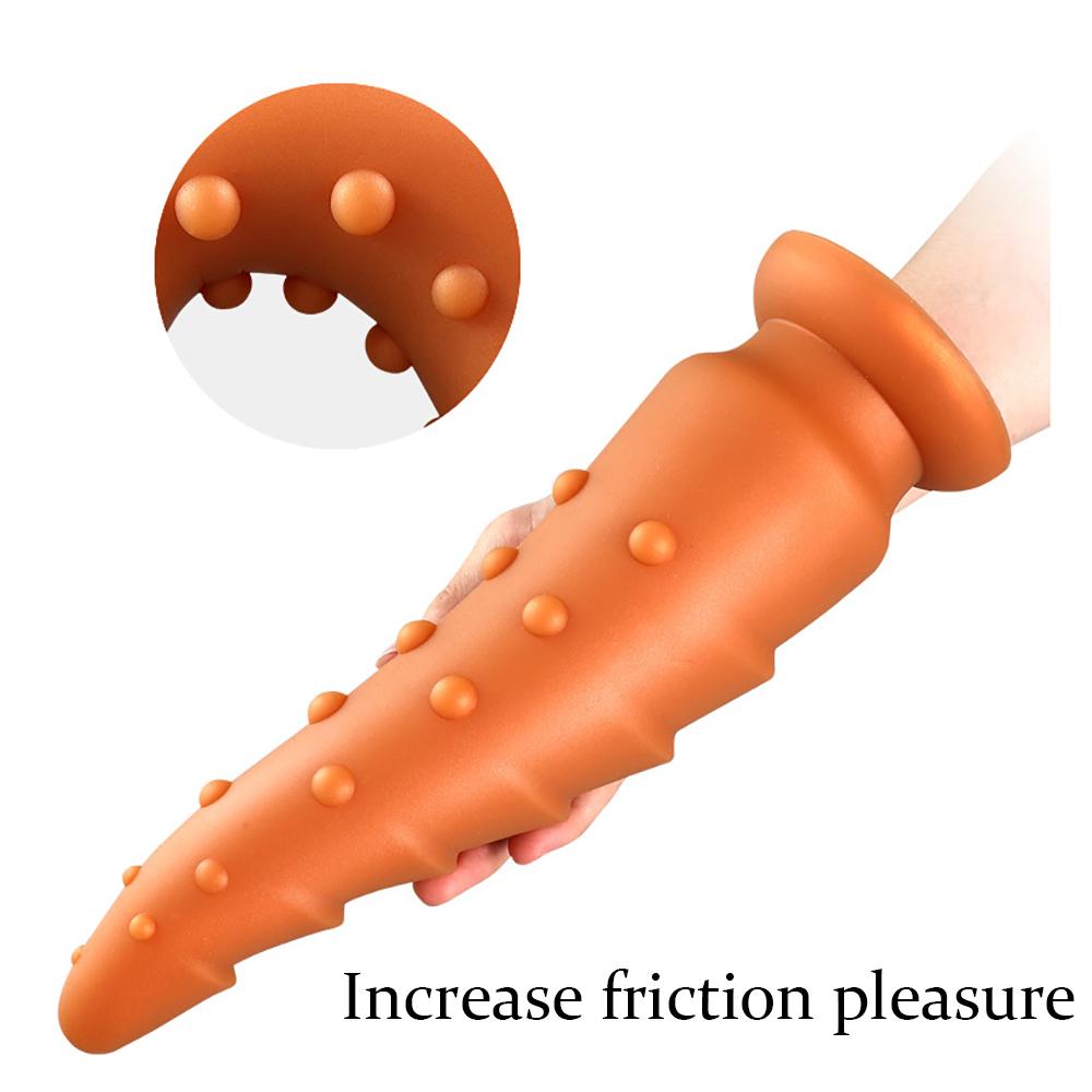 Silicone Dildo Anal Plug Soft Penis Anal Dilator Phallus Suction Cup Stimulate Vagina Anus Male Masturbator Sex Toy Sex Products