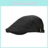 Japanese Art Inspired Straw Beret Hat With Short Brim Sunshade For Summer Vacation