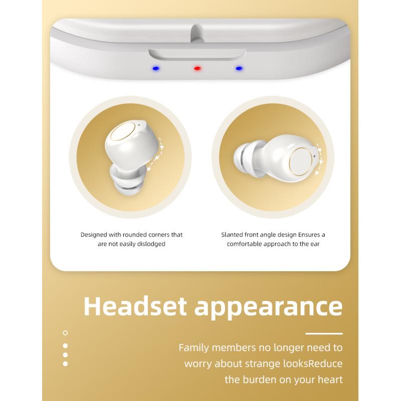 Magnetic Rechargeable Hearing Aid Bluetooth Appearance Elderly Sound Amplifier Sound Collector Elderly Hearing Aid Mini Sound Amplifier
