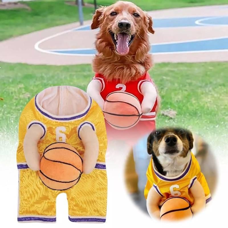 Costume Basketball Dog With Ball Pet Clothing Decoration Fashion Gift Clothes