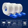 White Flat Lifting Sling -  2, 3, 5 Ton Capacities - Industrial Crane Fabric Hoist Rope