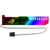 RGB25 RGB Graphics Card Stand Colorful Horizontal 4Pin Supply with LED Light Card Holder