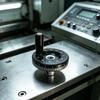 80mm Industrial Handwheel with Clear Graduations, Bakelite Body, 10mm Bore and Side Handle for Drill Press Control Replacement Use