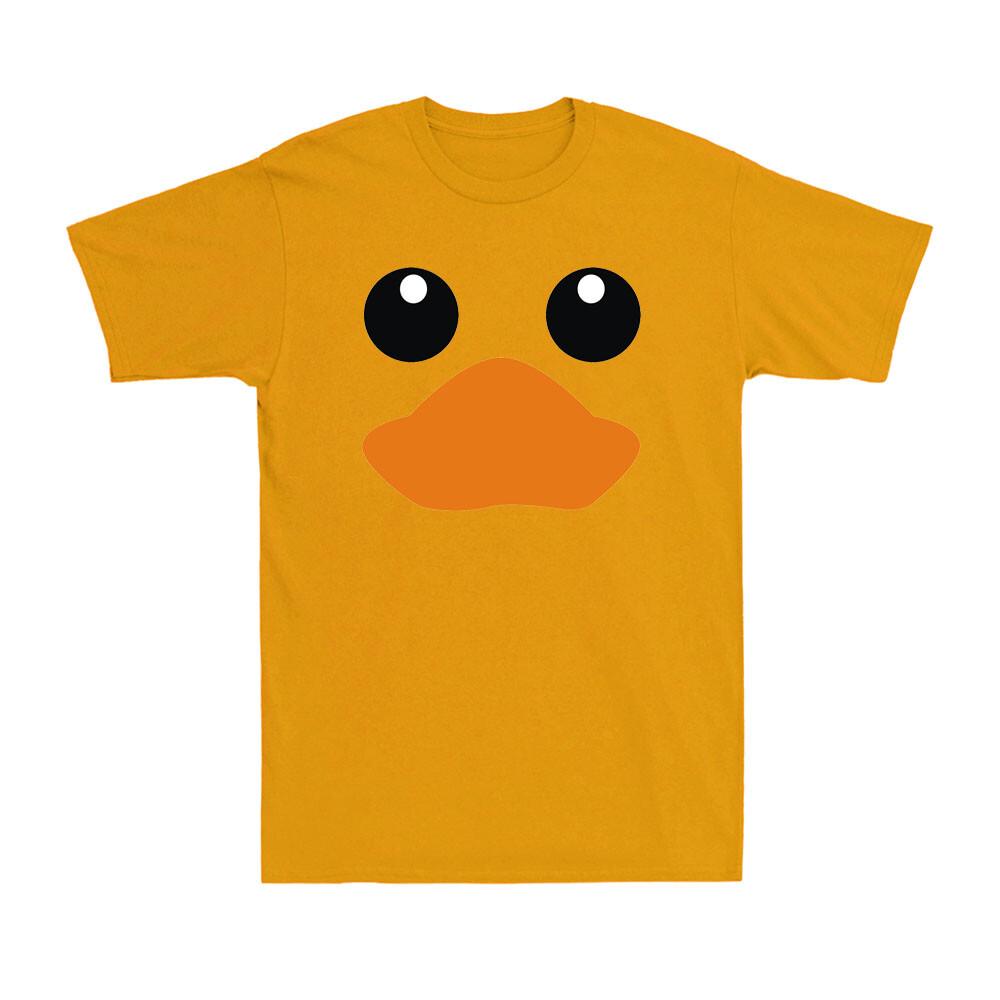 Rubber Duck Shirt Funny Duck Face Novelty Unisexs Cotton Short Sleeve Tshirt
