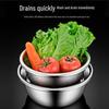 ZISIZ Food Grade 316 Stainless Steel Draining Basin