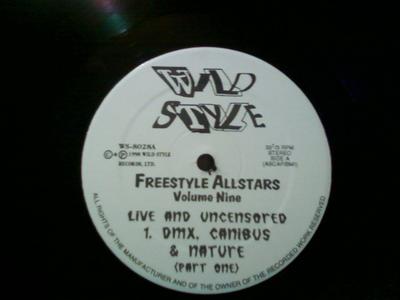 12inch Record VARIOUS - Freestyle Allstars - Volume Nine Li WS8028 Wild Style Reco 1998 US Rap & Hip-Hop/R&B Used