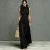 Women's 2026 Minimalist Stand Collar Sleeveless Maxi Dress