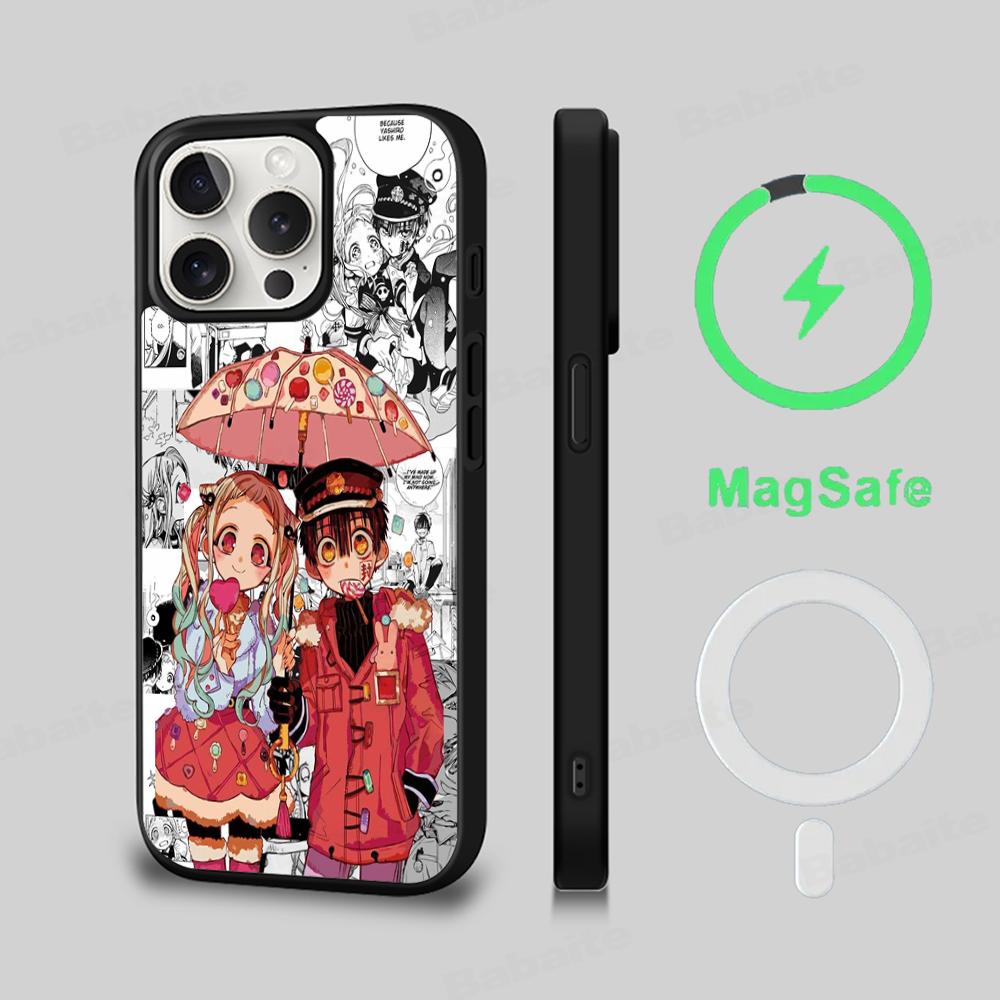 Toilet Bound Hanako Kun Phone Case Magnetic Case For IPhone 16 14 13 12 11 15 Pro Max Plus For Magsafe Wireless Charge Cover