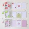 Fruit Print Binder Journal Clear Loose Leaf Planner Kawaii M5 Binder Notebook  Stationery Gift