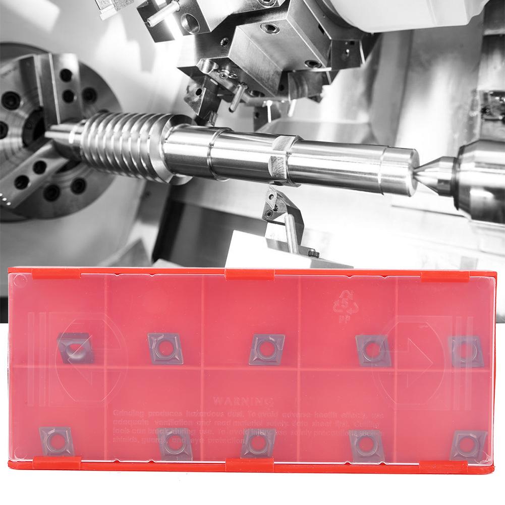 10pcs CCMT060204 VP15TF Carbide Insert Blade CNC Lathe Milling Cutter Turning Tool