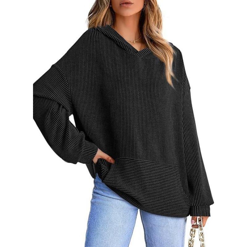 BITCED Women's Fashion Casual Solid Color Print Long Sleeve Blouses & Shirts