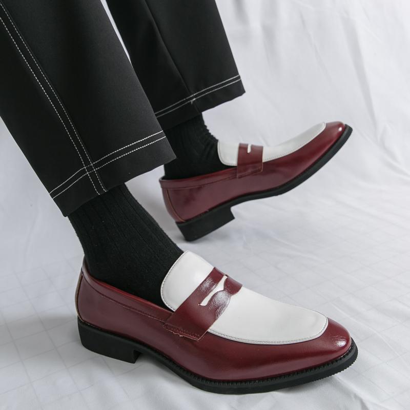 Casual Men's Leather Shoes Daily Comfort Classic Design Style Leisure Party Nightclub Hair Stylist Plus Size-46 Loafers Hot