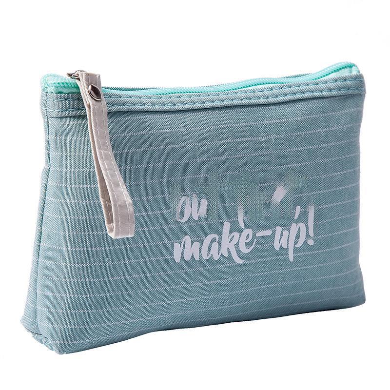 Women's Portable Zipper Cosmetic Bag & Coin Purse