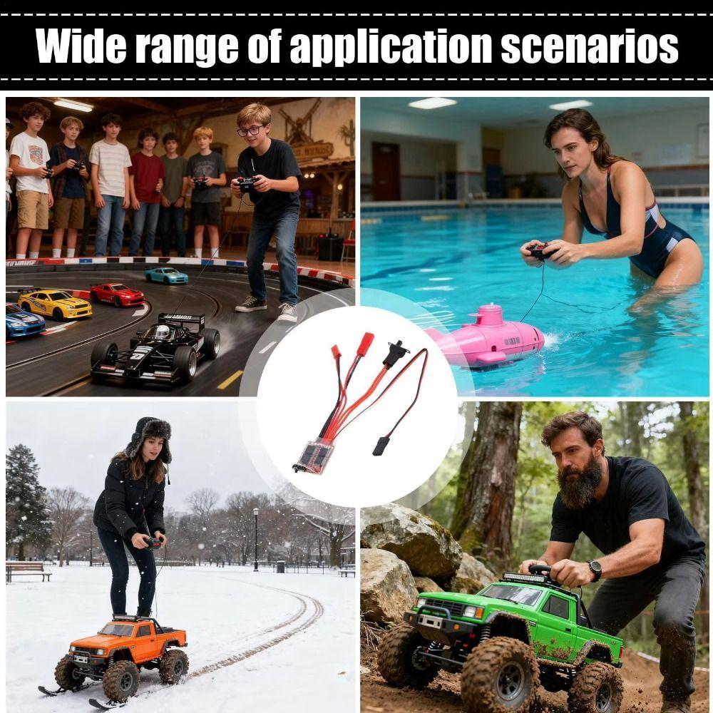 4-8V 2S 30A Brushed ESC Brake Function RC Motor Micro ESC  Remote Control Toys