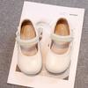 Girls Pearl Decor Mary Jane Flat Shoes Kids Soft Sole Princess Dress Shoes