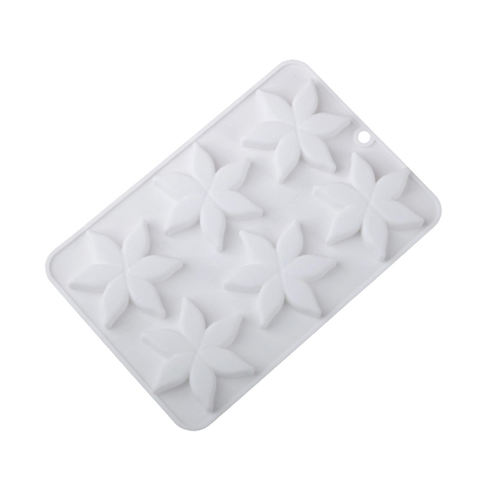 

6-гнездная силиконовая форма в виде цветка морской звезды, термостойкая форма для сладкой выпечки в виде цветка морской звезды для профессиональных кондитеров