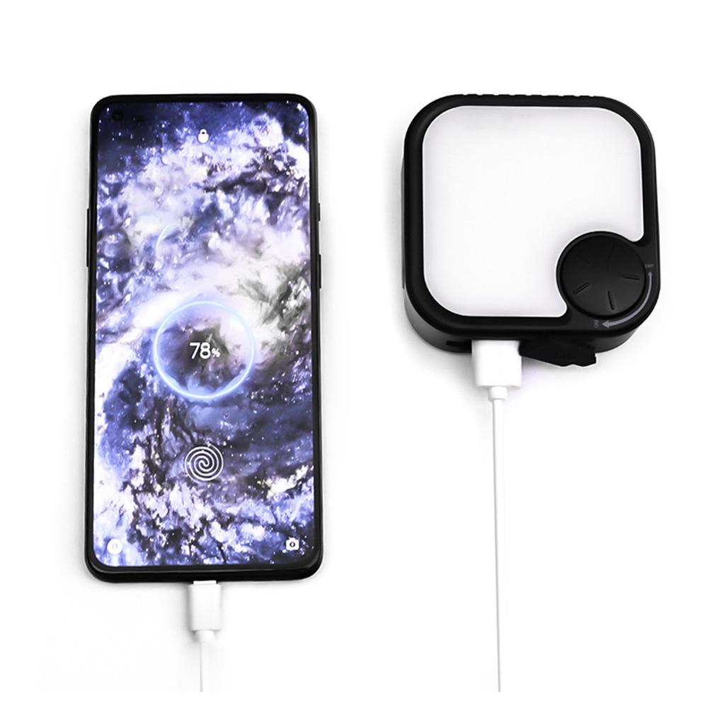 Solar Camping Light High Brightness Waterproof USB Charging Outdoor Tent Light for Outdoor Emergency Black