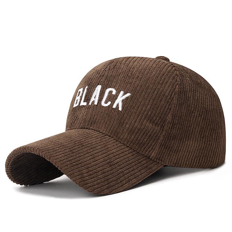 ZHENYUEQI Unisex Striped Corduroy Baseball Cap
