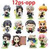 Anime Demon Slayer Tanjiro Kamado And Nezuko Blind Box PVC Figure Creative Cartoon Model Statue Christmas Birthday Surprise Gift
