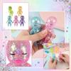 11cm Weiches Glitzer-Puppe Spielzeug Quetschbare Stressabbau Figur für Kinder und Erwachsene Flexible Sensorische Fidget-Puppe zur Entspannung Spielzimmer Dekoration