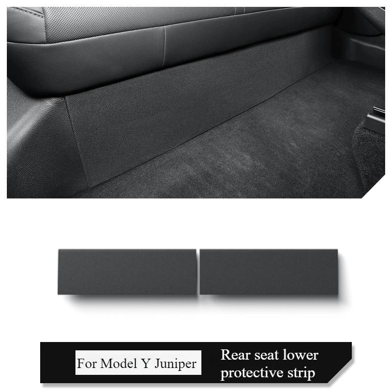 For Tesla 2025 Model Y Juniper Door Sill Guards Front Rear Threshold Protector Anti Scratch Anti Kick Mat TPE Cover Accessories