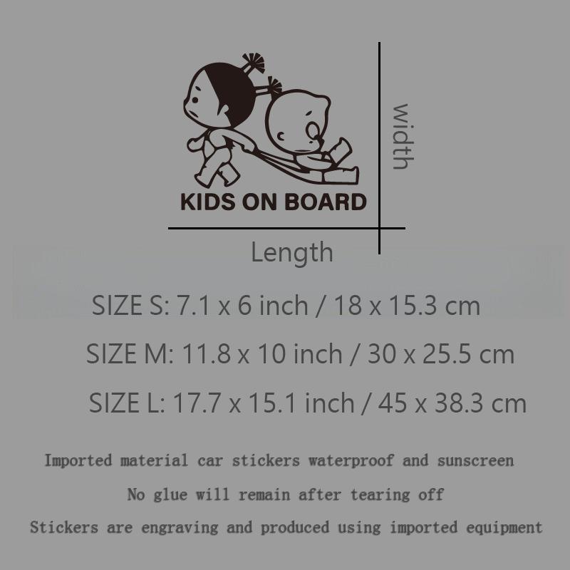 Child warning car sticker creative&funny stickers for cartoon fans&lover,high quality for car trucks motorcycles &laptops