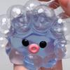 Octopus Squeeze Fidget Toy Rubber Clear Crystal Octopus Hand Relax Toy Homemade Bubble Hairstyle Game For Kids Adults Pinch Toy