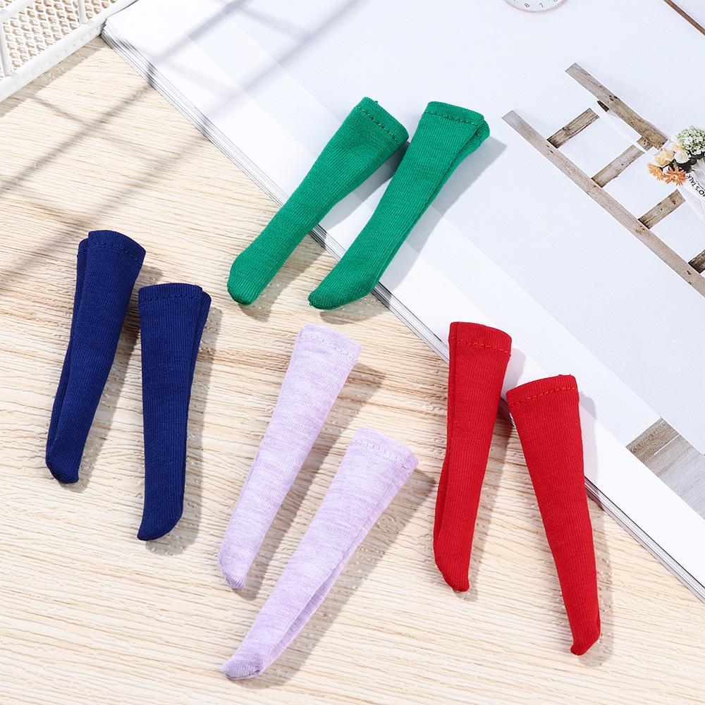 Modepuppen Socken 1/6 Puppen Strümpfe Kleidung Zubehör Bonbonfarbe Mittellange Socken Für 30CM BJD Puppen Zubehör Kinderspielzeug