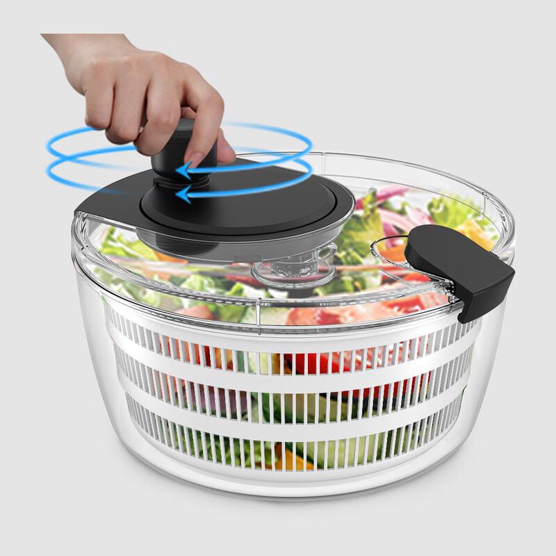 ZISIZ Hand-cranked Salad Spinner