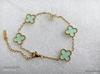 Korean Style Four-Leaf Clover Bracelet: Stainless Steel, Mother-of-Pearl, Solid Color, Five-Petal Design, Versatile Student Ins Style.