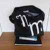 Minmin Two-way Eco Bag Black Shoulder Bag Crossbody Bag