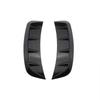 2pcs New Black Auto Sticker Cover Carbon Fiber Car Styling Air Vent Exterior Decorative Universal Air Intake Flow Vent Hood