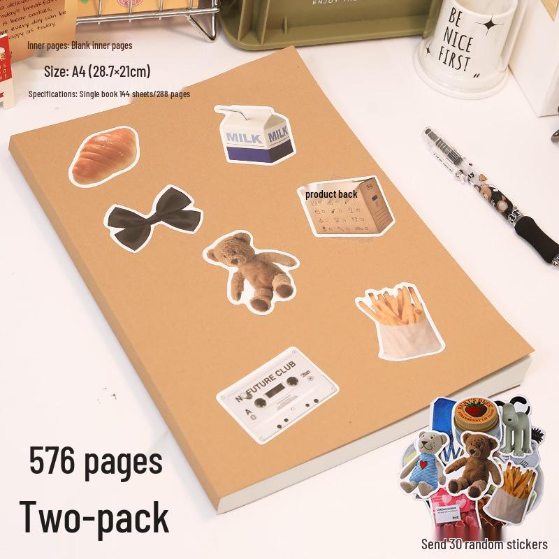 Kraft Paper Pad for Students: Perfect for Exams and School Use