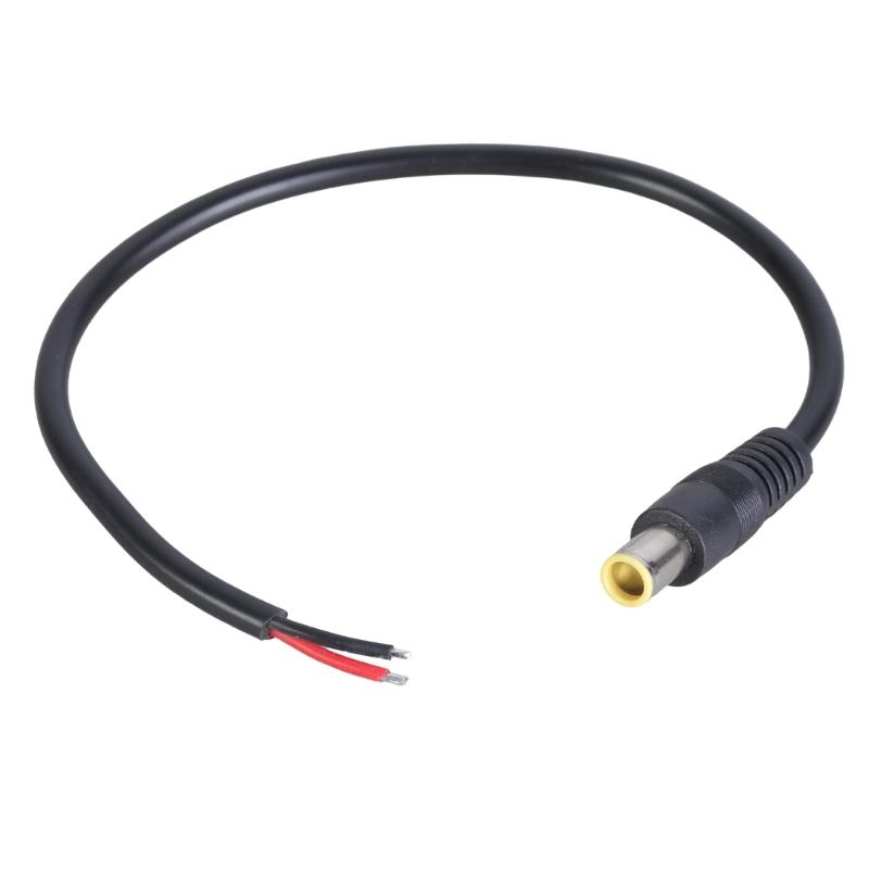 DC7.9x5.5mm Power Pigtails Cable DC7909 7.9x5.5mm Male Plugs Cable with Bare Wire End for Solar Panel Laptop Charger