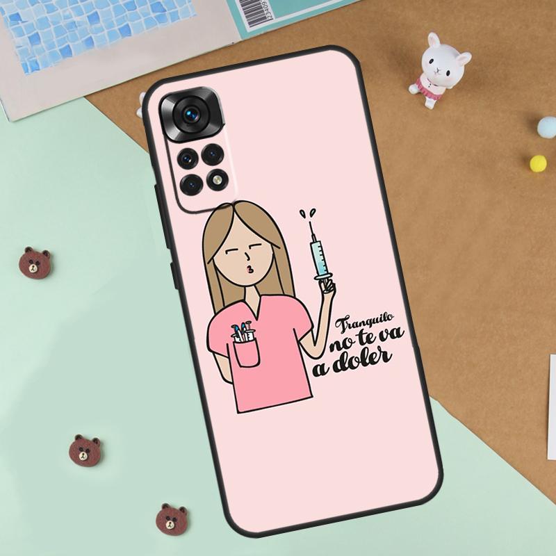 Krankenschwester Arzt Zahnarzt Hülle Für Xiaomi Redmi Note 14 13 12 9 10 11 Pro 10S 11S 12S Hülle Für Redmi 13C 10C 12C 14C