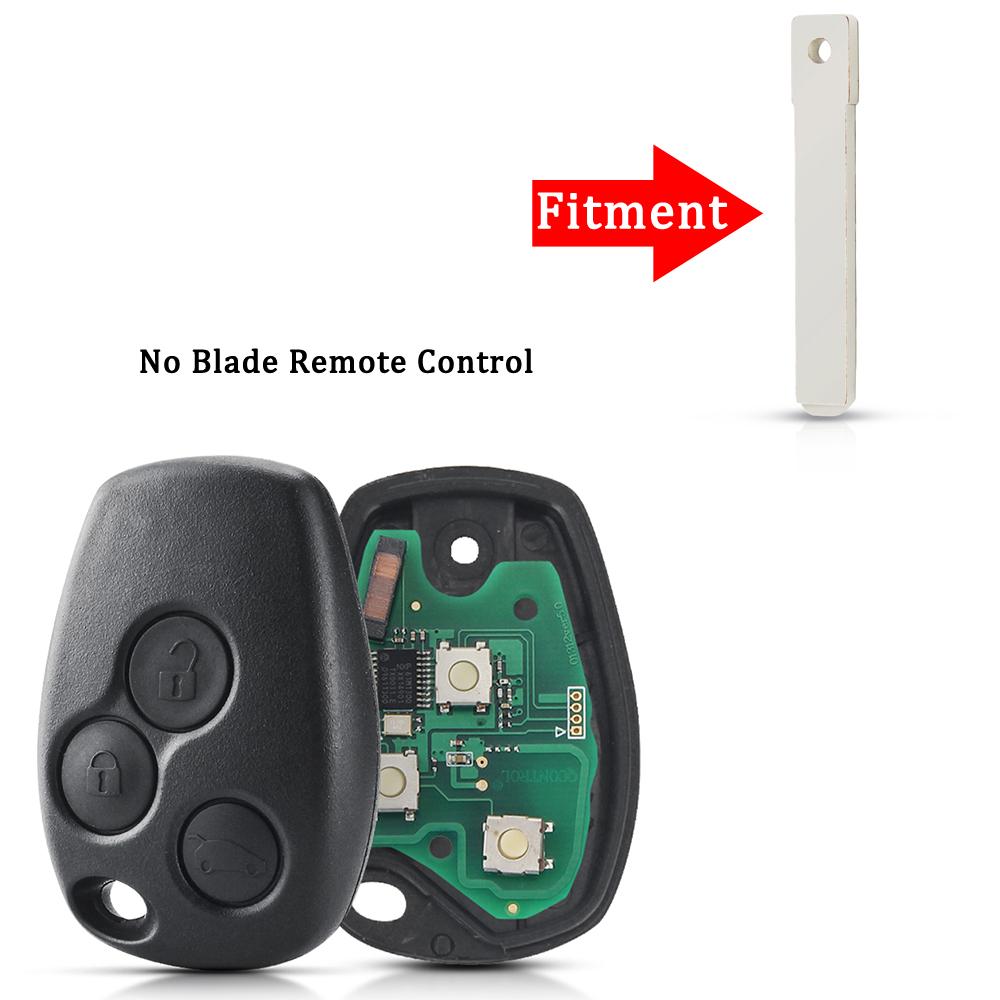 KEYOU With Battery For Renault Clio Kangoo Master Modus Logan Twingo Car Key Fob ID46 PCF7946 PCF7947 4A Chip 434MHz Remote Key