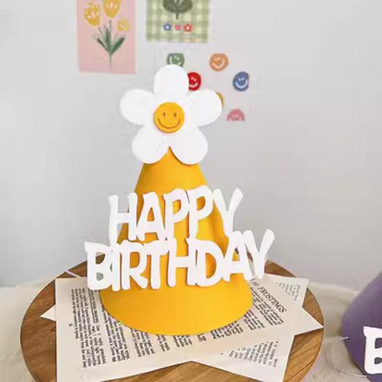 Gestrickter Geburtstagshut mit Krone für Kinder - Einfache, stilvolle Foto-Requisite & Geschenk für den Kindergarten